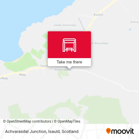 Achvarasdal Junction, Isauld map