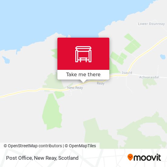 Post Office, New Reay map