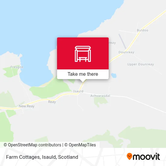 Farm Cottages, Isauld map