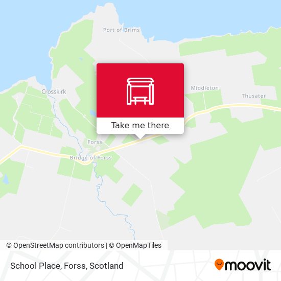 School Place, Forss map