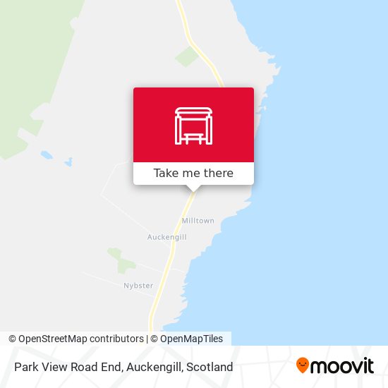 Park View Road End, Auckengill map
