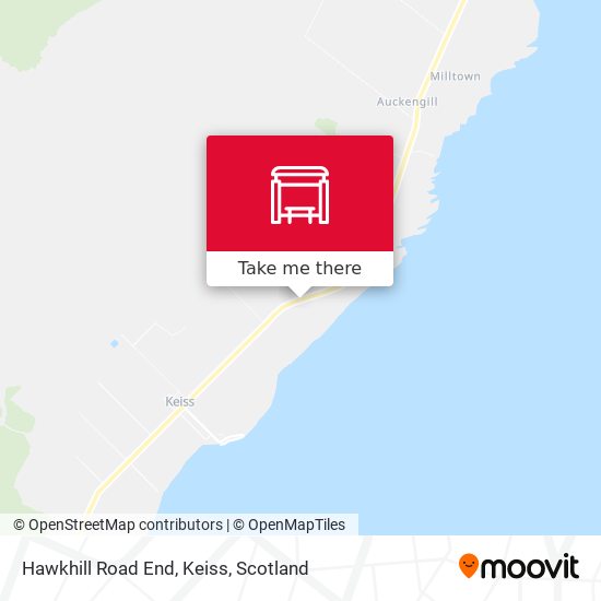 Hawkhill Road End, Keiss map