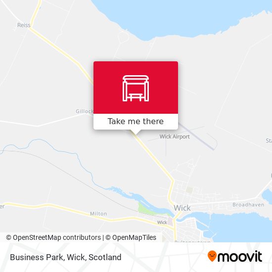 Business Park, Wick map