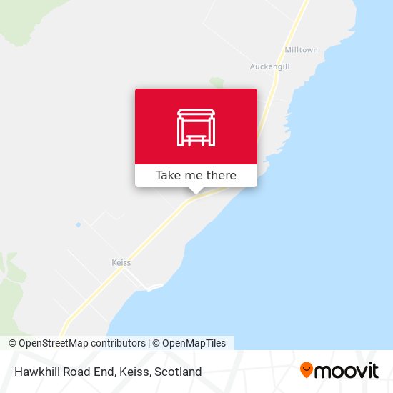 Hawkhill Road End, Keiss map