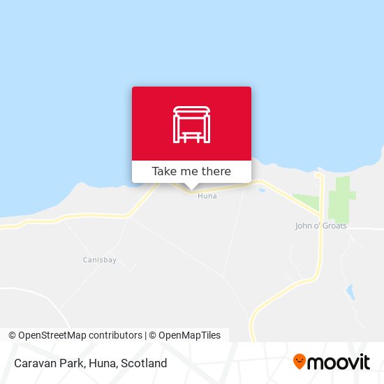 Caravan Park, Huna map