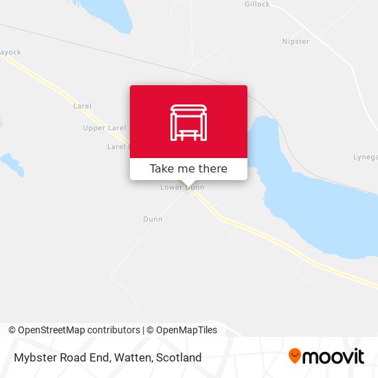 Mybster Road End, Watten map