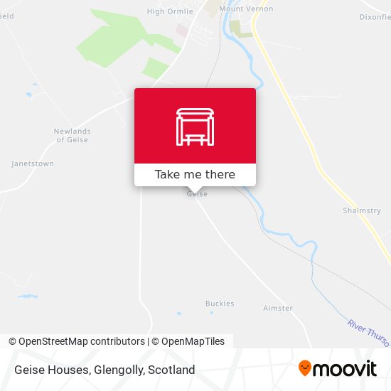 Geise Houses, Glengolly map