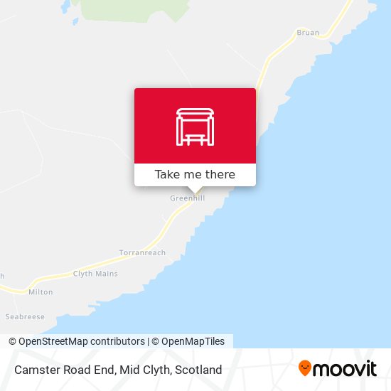 Camster Road End, Mid Clyth map
