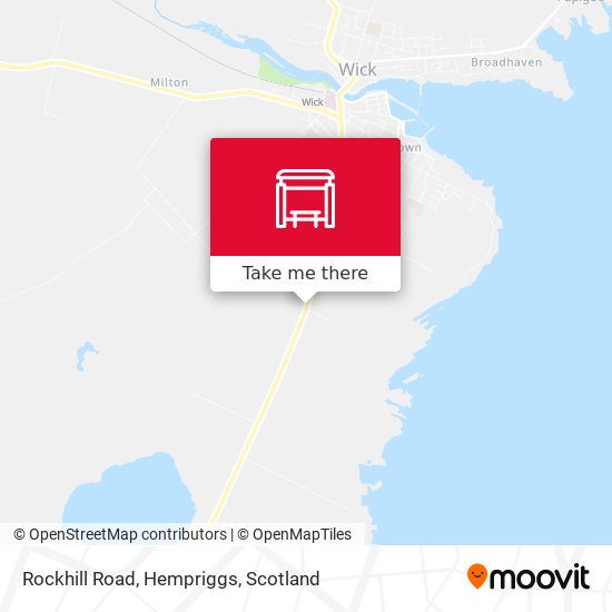 Rockhill Road, Hempriggs map