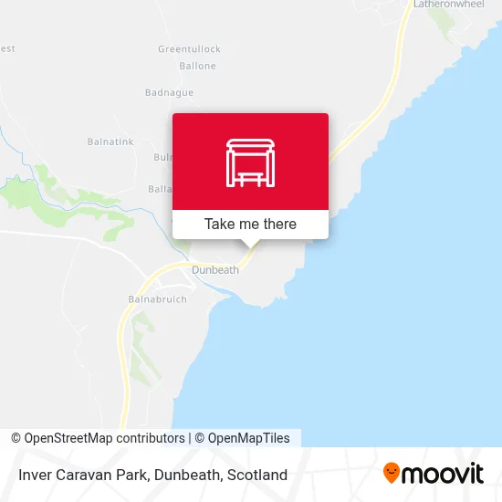 Inver Caravan Park, Dunbeath map