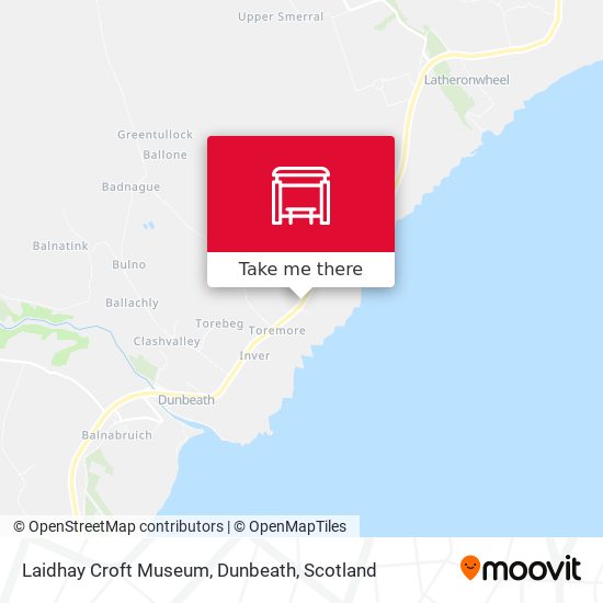 Laidhay Croft Museum, Dunbeath map