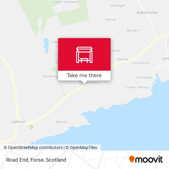 Road End, Forse map