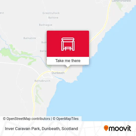 Inver Caravan Park, Dunbeath map