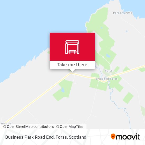 Business Park Road End, Forss map