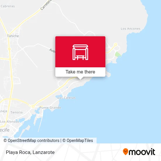 Playa Roca map