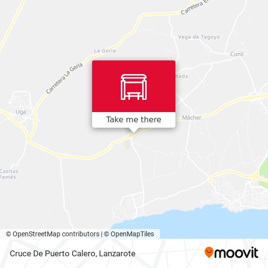 Cruce De Puerto Calero map