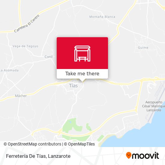 Ferretería De Tías map