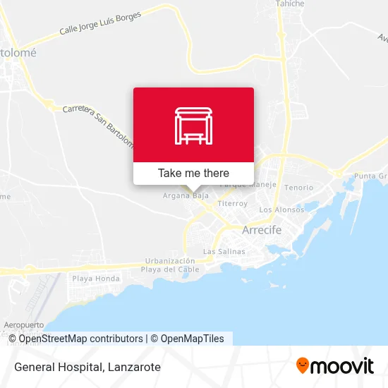 Hospital General map