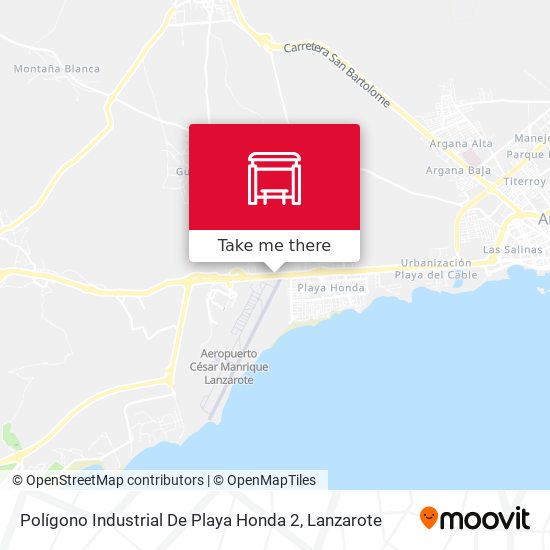 Polígono Industrial De Playa Honda 2 map