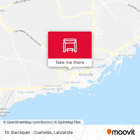 Dr. Barraquer - Cuarteles map