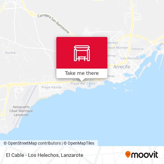 El Cable - Los Helechos map