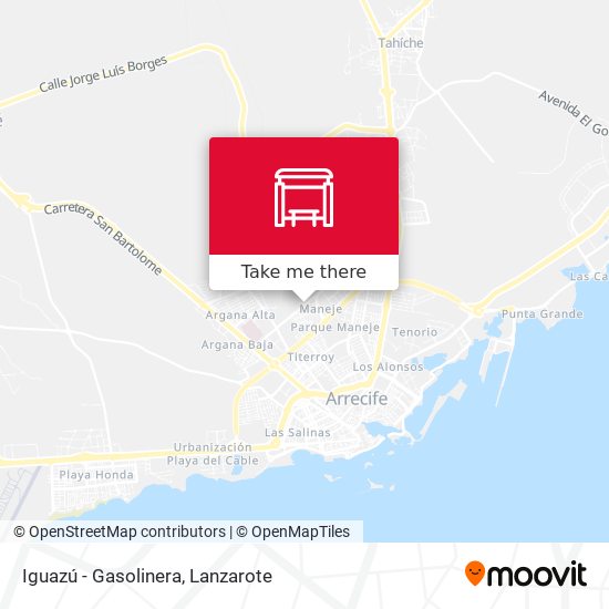 Iguazú - Gasolinera map
