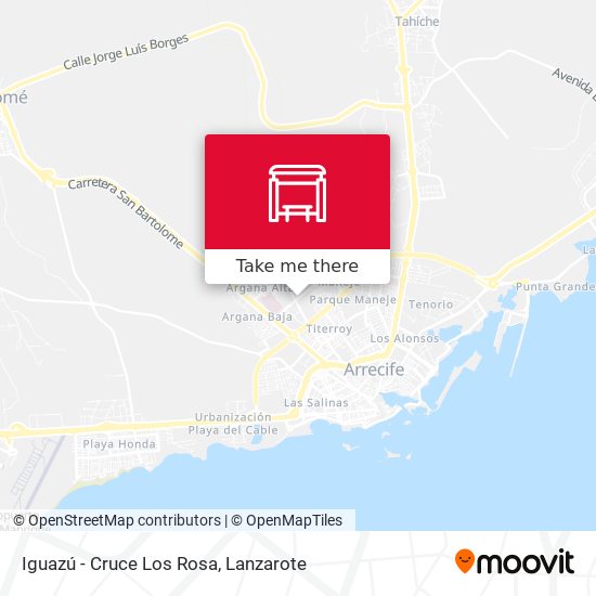 Iguazú - Cruce Los Rosa map