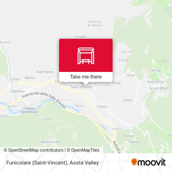 Funicolare (Saint-Vincent) map