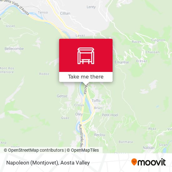 Napoleon (Montjovet) map