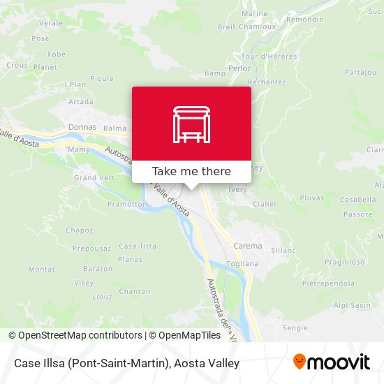 Case Illsa (Pont-Saint-Martin) map