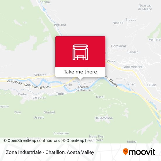 Zona Industriale - Chatillon map