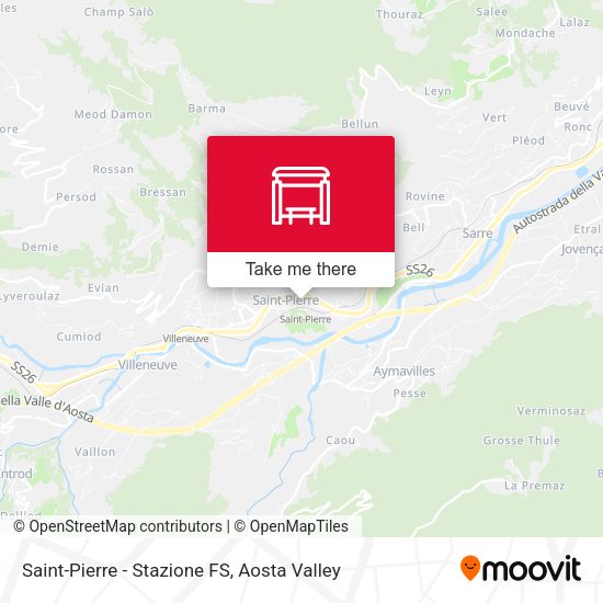 Saint-Pierre - Stazione FS map