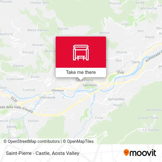 Saint-Pierre - Castle map