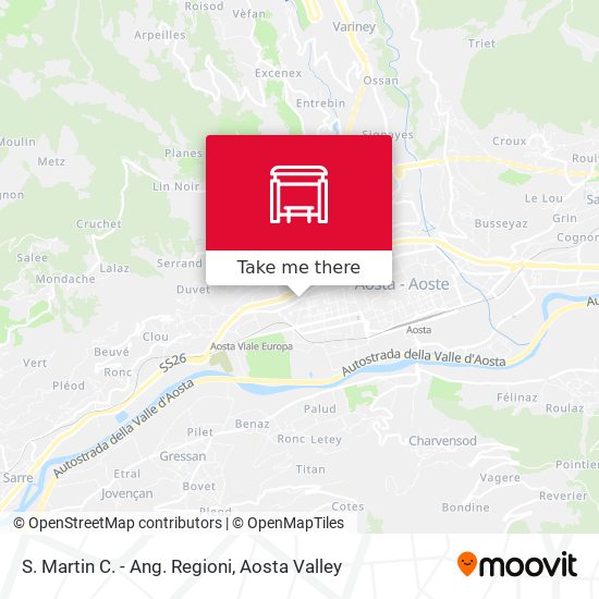 S. Martin C. - Ang. Regioni map