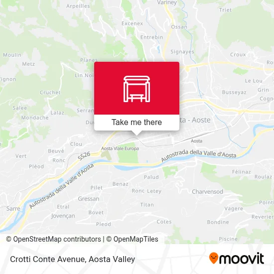 Crotti Conte Avenue map