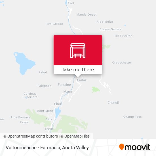 Valtournenche - Farmacia map