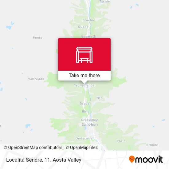 Località Sendre, 11 map