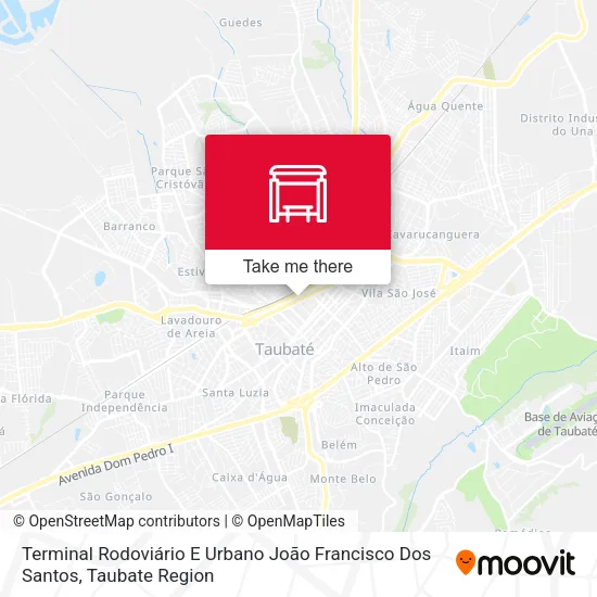 Terminal Rodoviário E Urbano João Francisco Dos Santos map