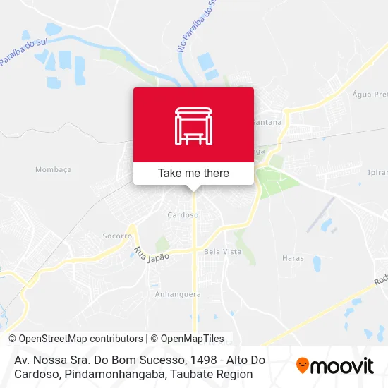 Av. Nossa Sra. Do Bom Sucesso, 1498 - Alto Do Cardoso, Pindamonhangaba map