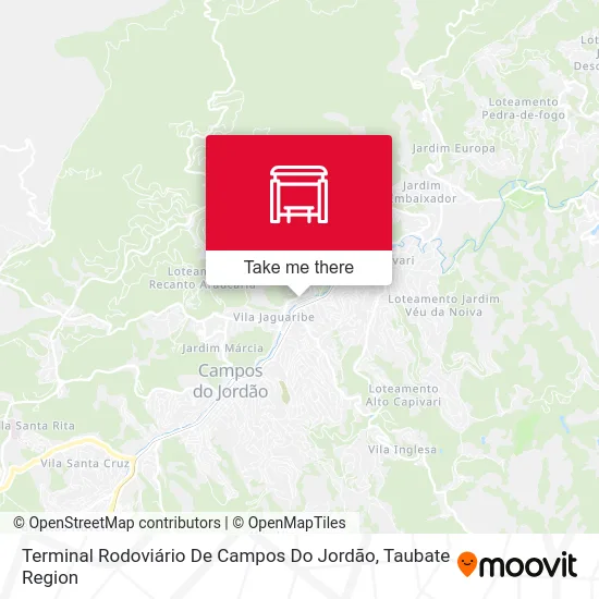 Terminal Rodoviário De Campos Do Jordão map