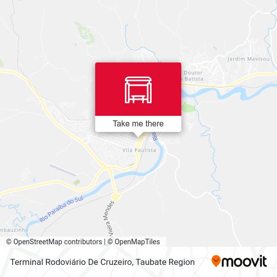 Terminal Rodoviário De Cruzeiro map
