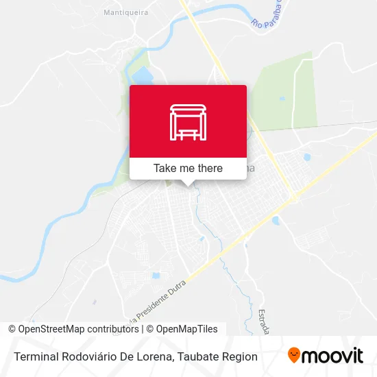 Terminal Rodoviário De Lorena map
