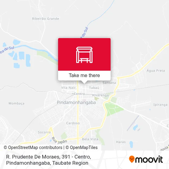 R. Prudente De Moraes, 391 - Centro, Pindamonhangaba map
