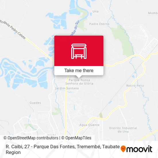 R. Caibi, 27 - Parque Das Fontes, Tremembé map