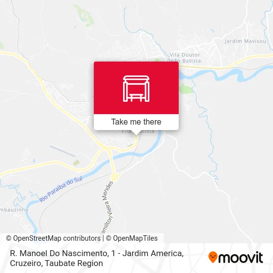 R. Manoel Do Nascimento, 1 - Jardim America, Cruzeiro map