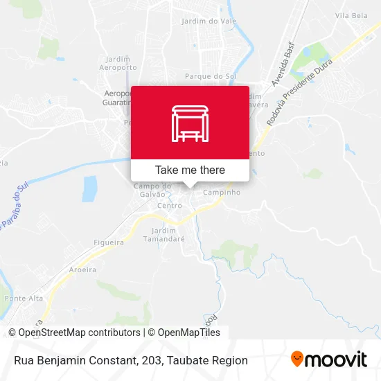 Rua Benjamin Constant, 203 map