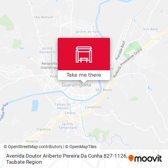 Mapa Avenida Doutor Ariberto Pereira Da Cunha 827-1126