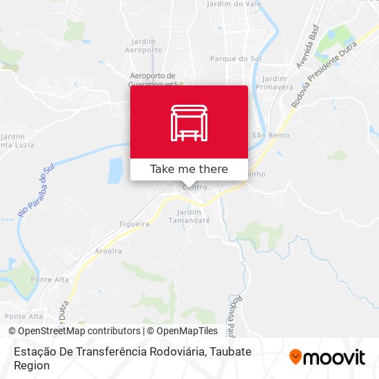 Estação De Transferência Rodoviária map