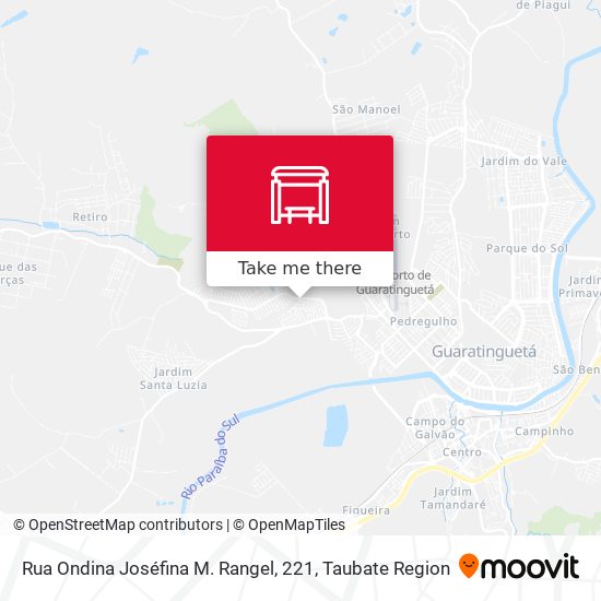 Rua Ondina Joséfina M. Rangel, 221 map