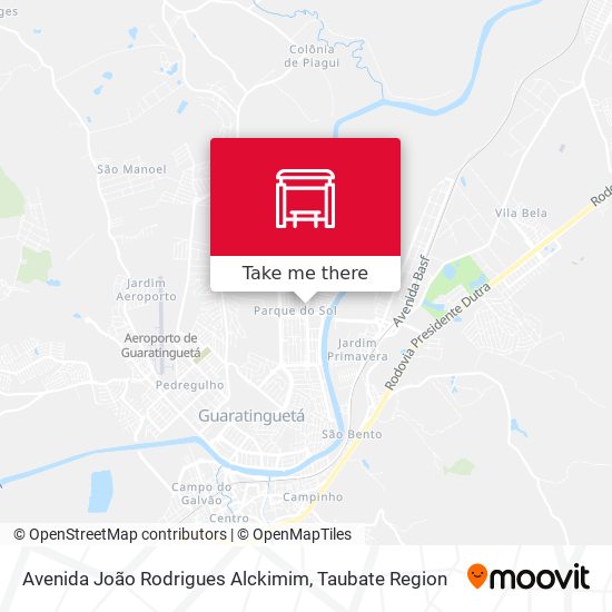 Avenida João Rodrigues Alckimim map